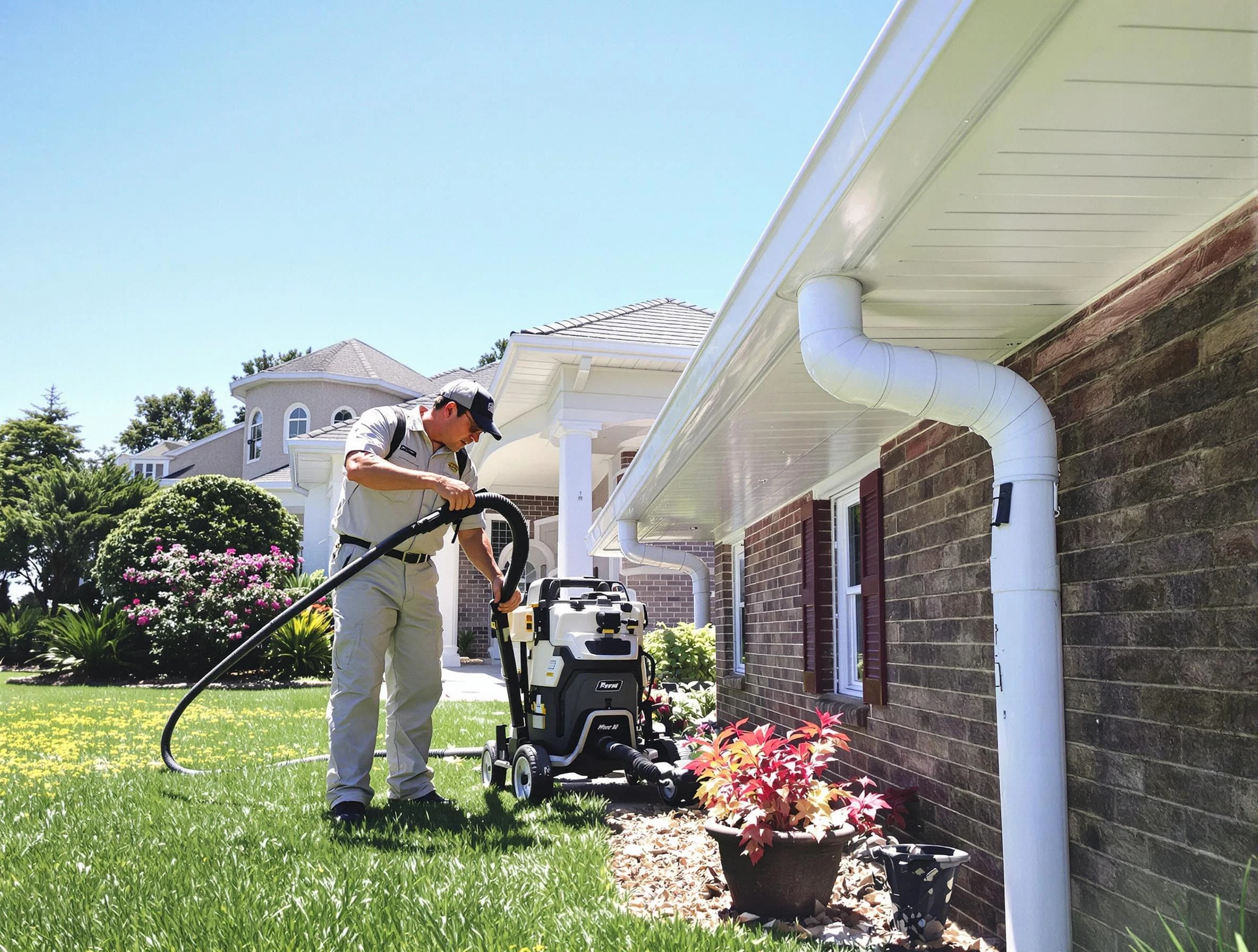 Downspout Cleaning in Twinsburg